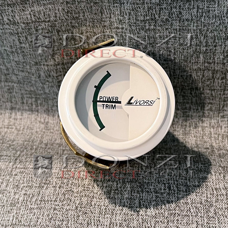 Donzi OEM Livorsi Gaffrig Original Replacement Gauge: Trimmeter
