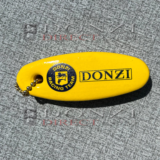 Donzi Racing Team Floating Keychain : Yellow
