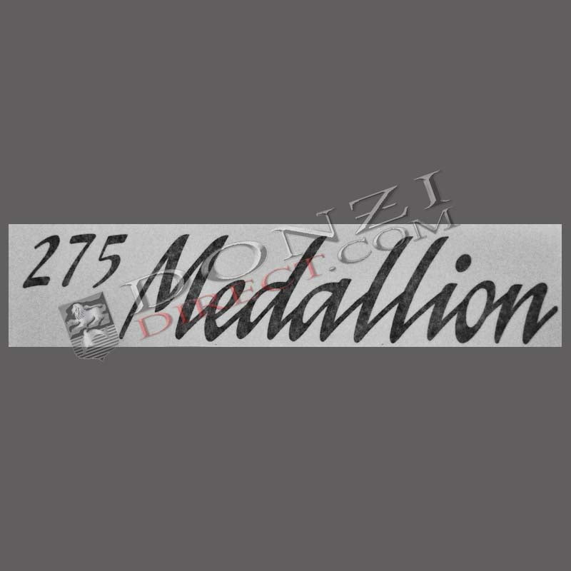 Donzi 275 Medallion OEM Designator