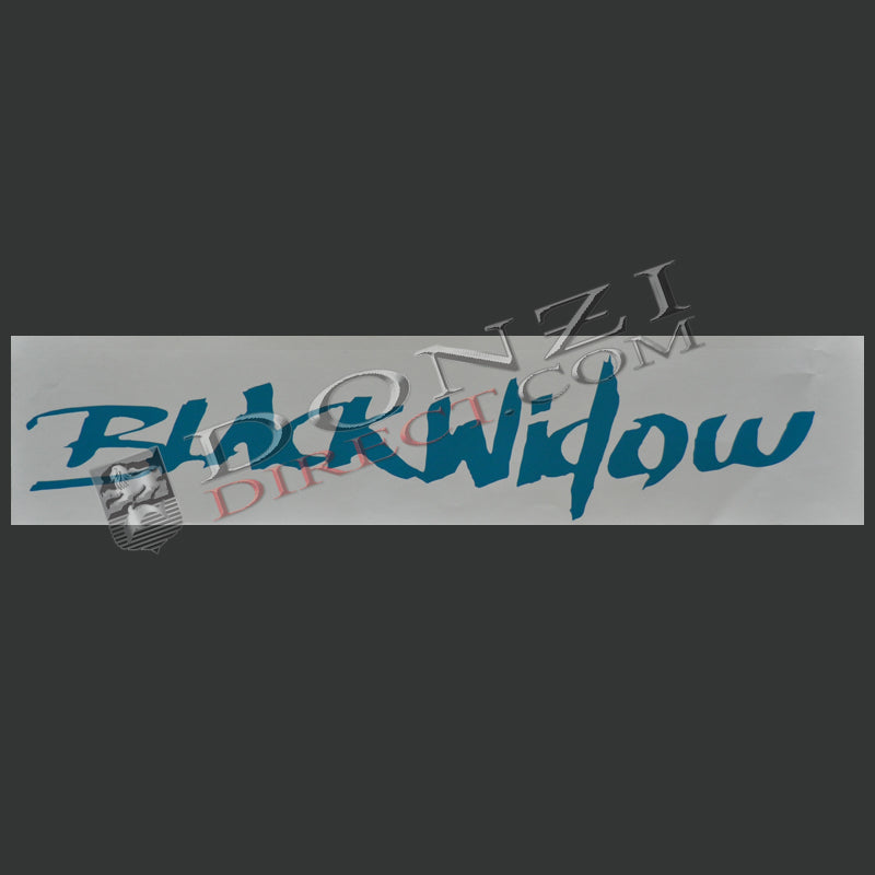 Donzi OEM Black Widow Hullside Decal Logo