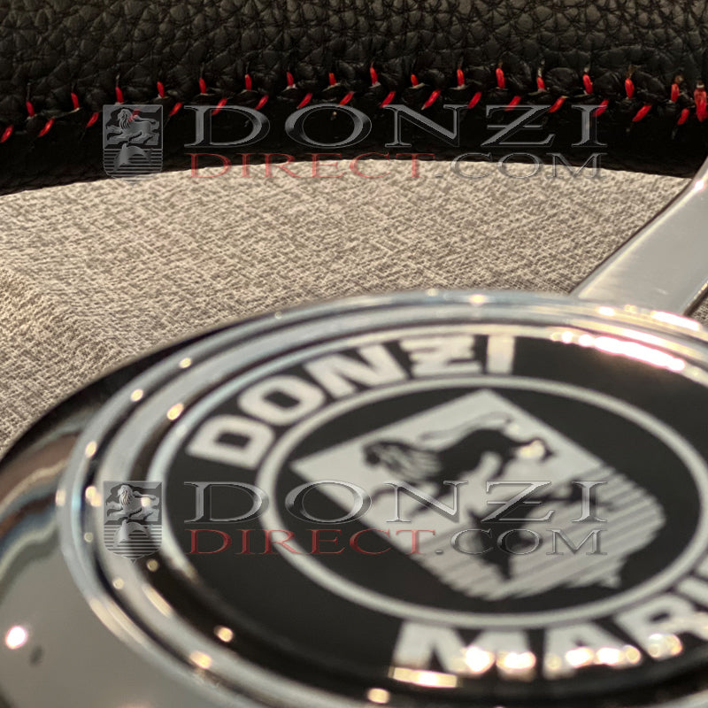 Donzi Almalfi 13.75" Leather Red Stitched "Limited Edition" Steering Wheel