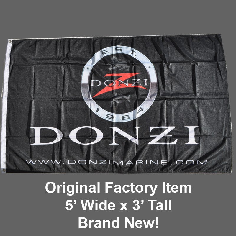 Donzi Marine Est 1964 Logo OEM Factory Promo Flag