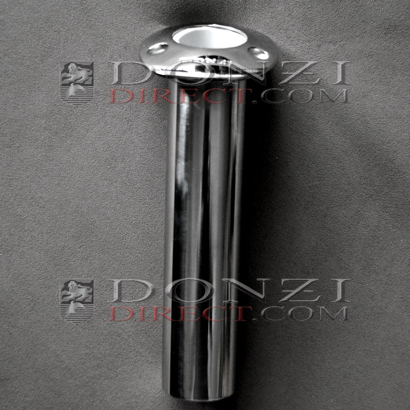 Donzi OEM Logo Stainless Steel Gunnel-Mount Rod Holder 30 Degree
