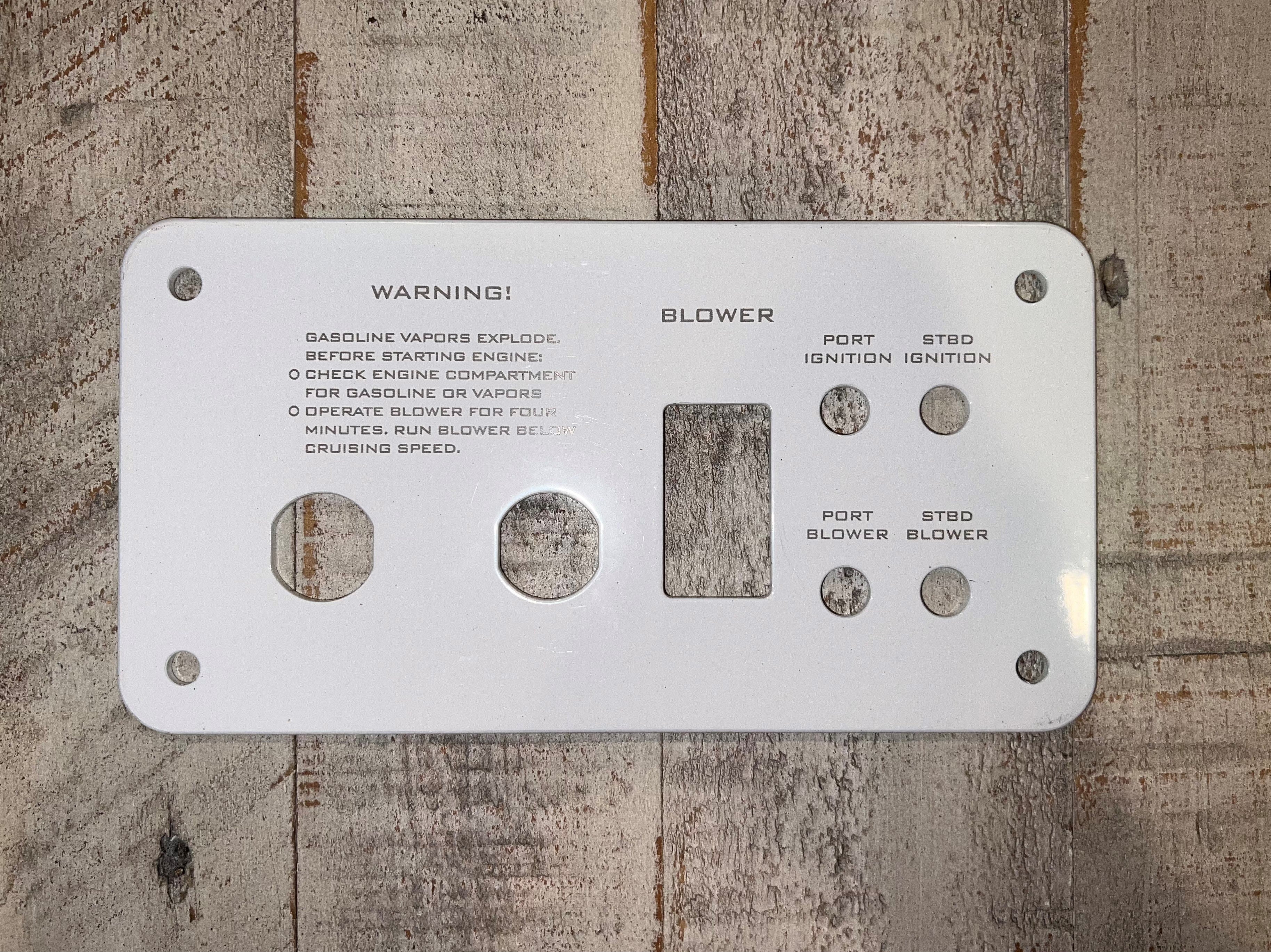 Donzi OEM 33 ZX 38 ZX Twin Ignition Panel –