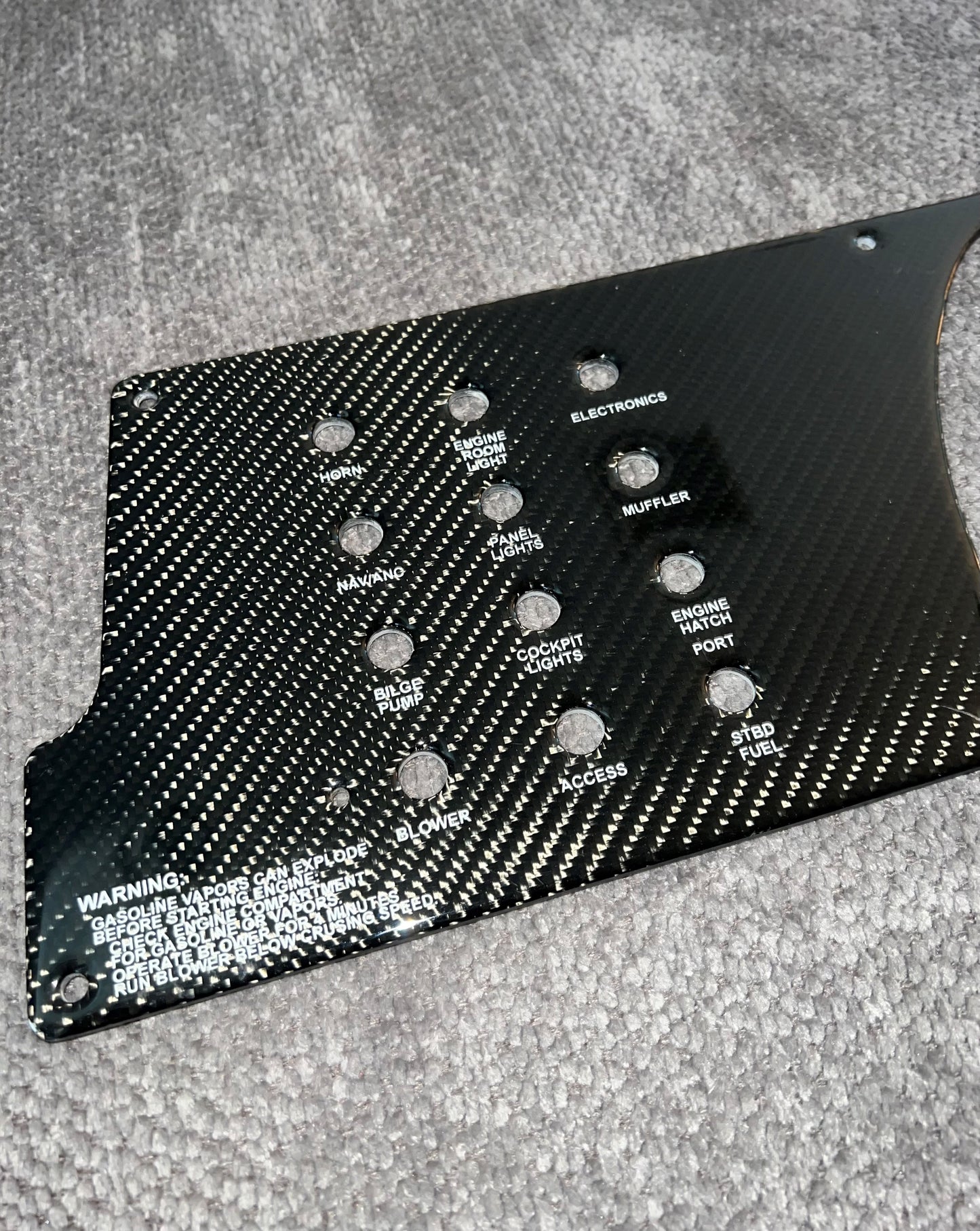 Donzi OEM 35 ZR / 38 ZR / 43 ZR Dash Panel