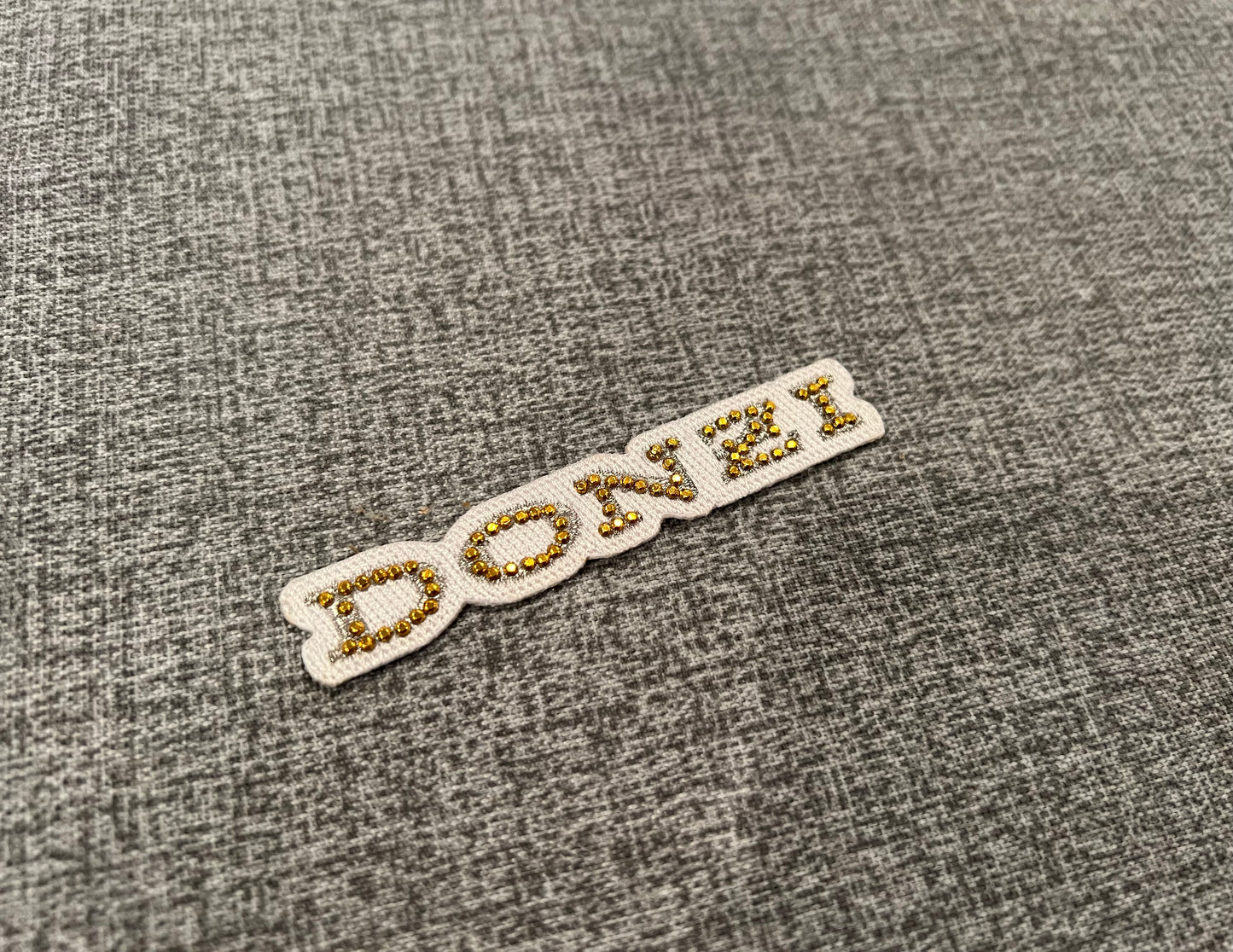 Donzi Marine OEM Gold Studded Patch