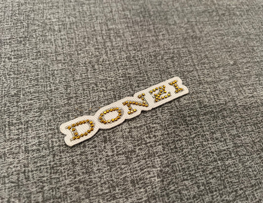 Donzi Marine OEM Gold Studded Patch