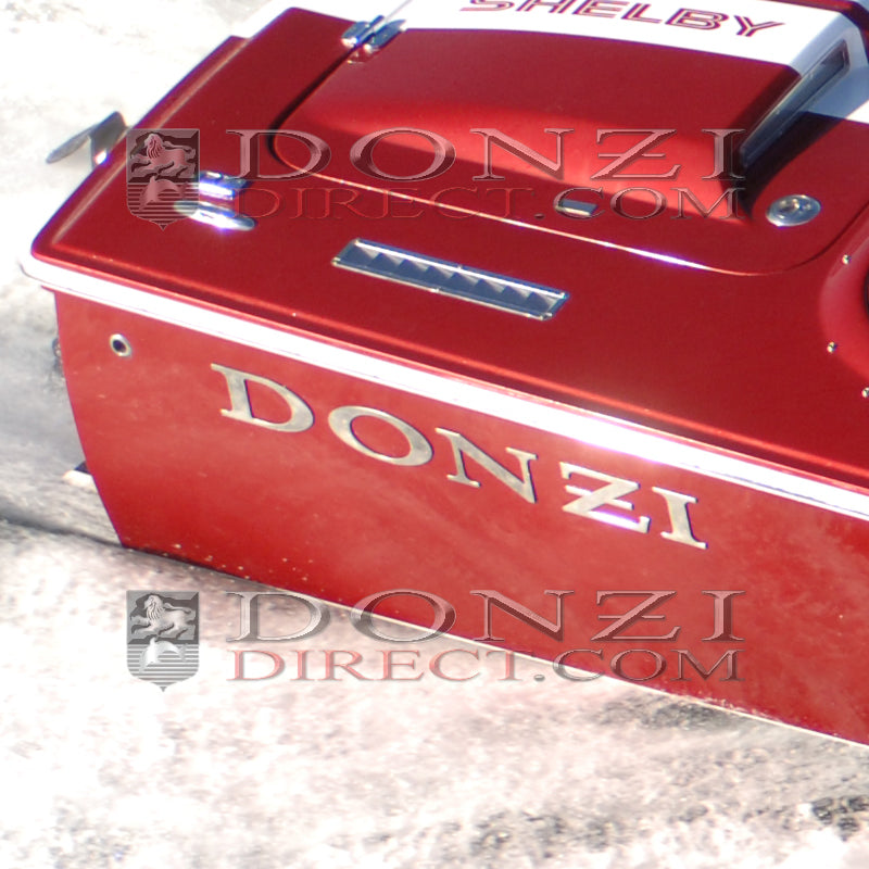 Donzi OEM Stainless Steel Logo Set- 4"