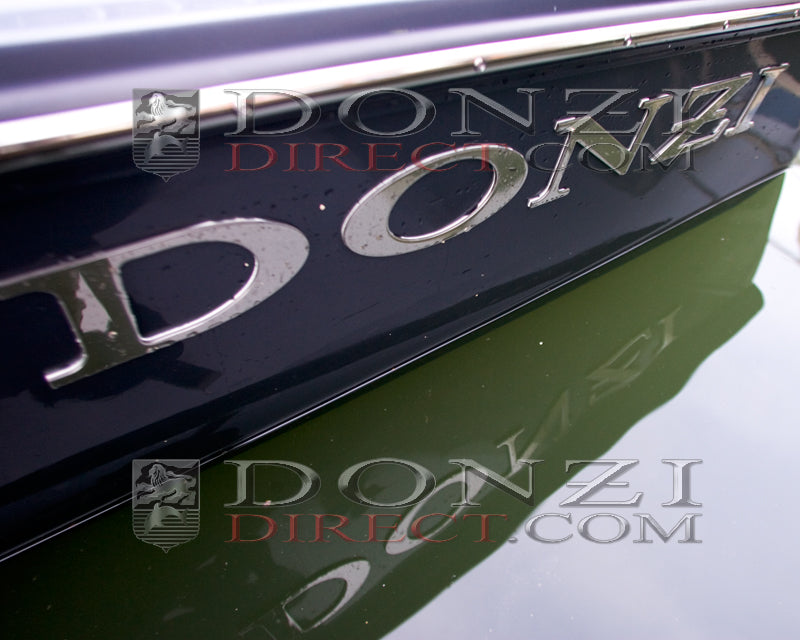 Donzi OEM Stainless Steel Logo Set- 5"