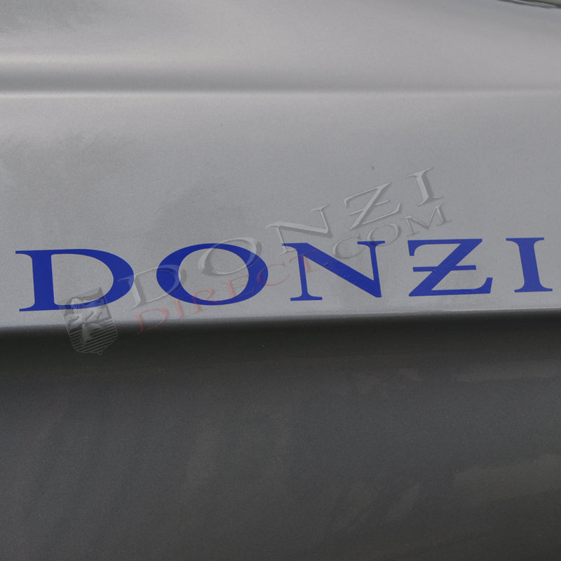 Donzi OEM Logo, Vinyl Decal- 12" : Choose Color