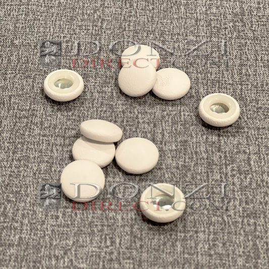 Donzi White Upholstery Snap Caps