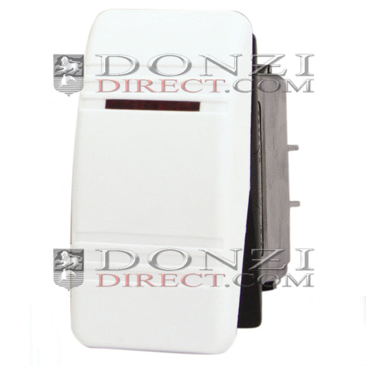 Donzi OEM White On/Off Lighted Rocker Switch - Classic/ZX/ZF