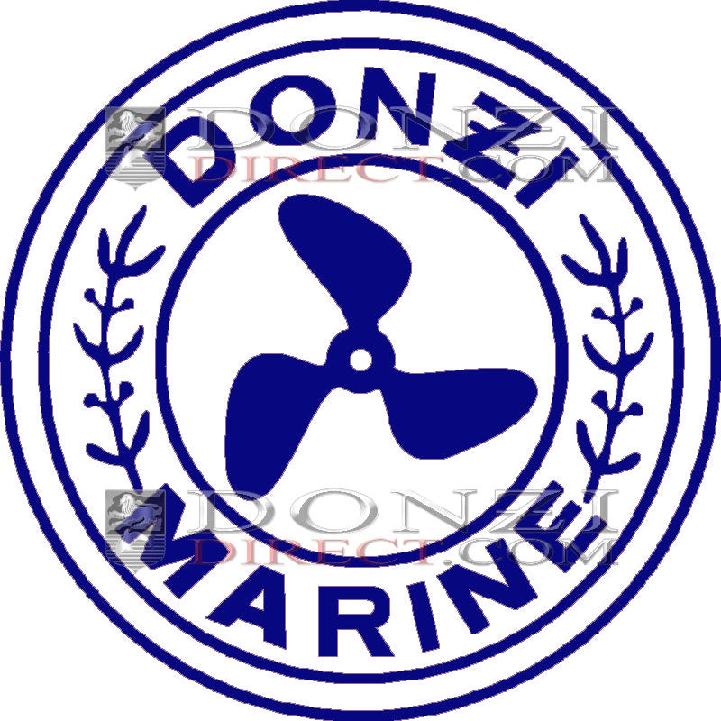 Donzi Marine OEM Engine Hatch Prop Logo 18"- Color Options Available