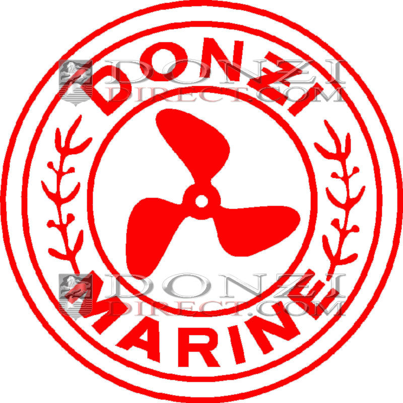 Donzi Marine OEM Engine Hatch Prop Logo 18"- Color Options Available