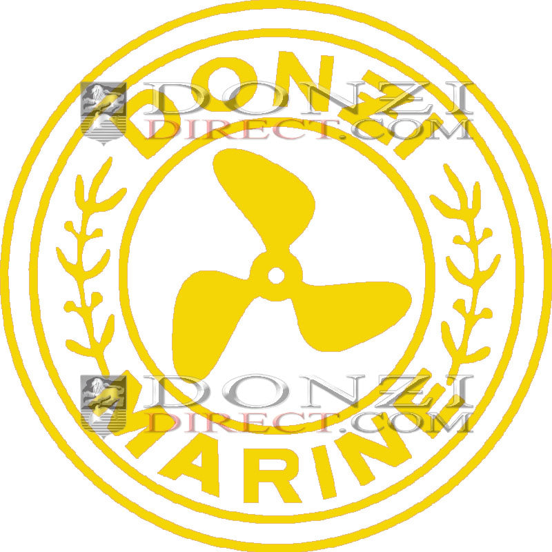 Donzi Marine OEM Engine Hatch Prop Logo 18"- Color Options Available