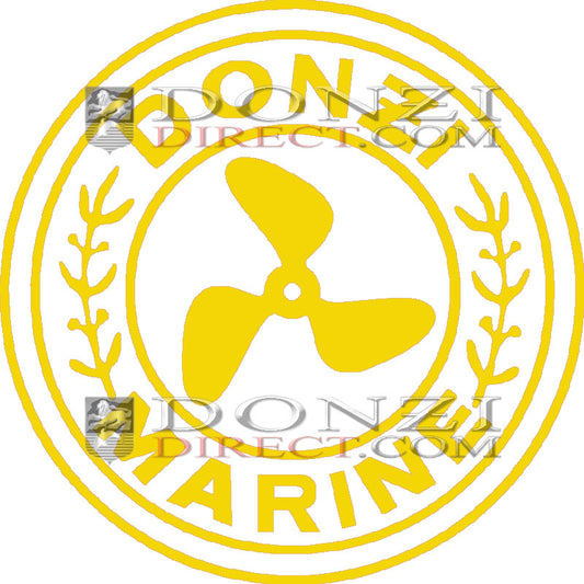 Donzi Marine OEM Engine Hatch Prop Logo 18"- Color Options Available