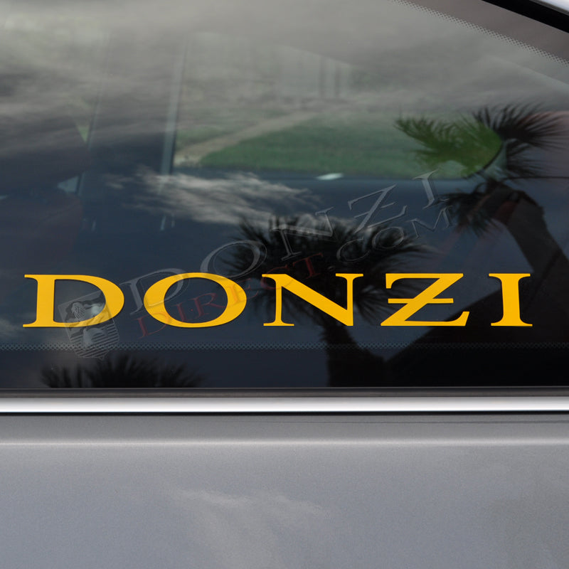 Donzi OEM Logo, Vinyl Decal- 24" : Choose Color