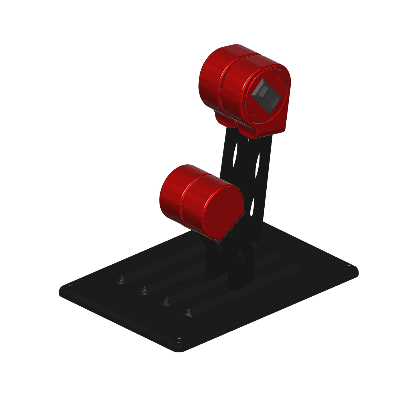 Livorsi Throttle, 4 Bent Lever (2 Shift, 2 Throttle), Single Trim Switch, RH Mechanical MMBB22