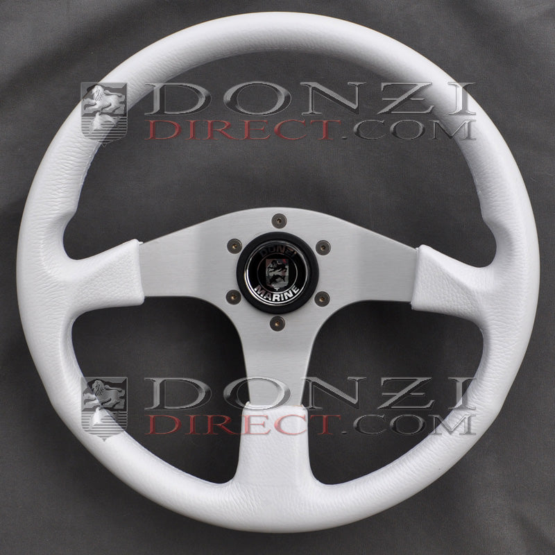 Donzi OEM Classic / ZX White 13.5" Steering Wheel