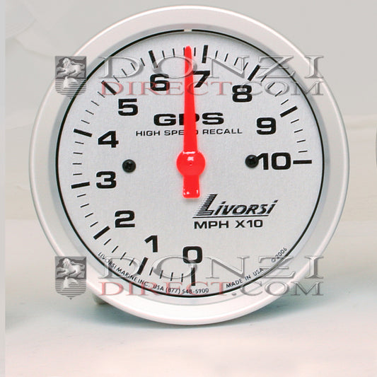 Livorsi GPS Speedometer Kit 3 3/8"-  80 MPH
