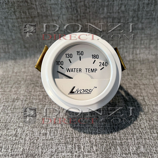 Donzi OEM Livorsi Gaffrig Original Replacement Gauge Water Temperatur