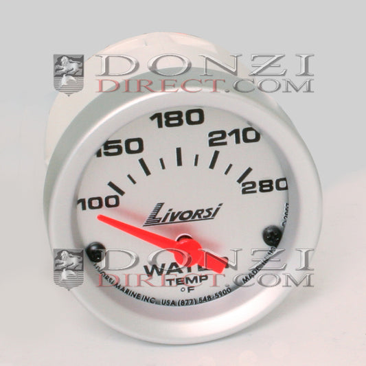 Livorsi Water Temperature 100-280 Degree Gauge- 2 1/16"