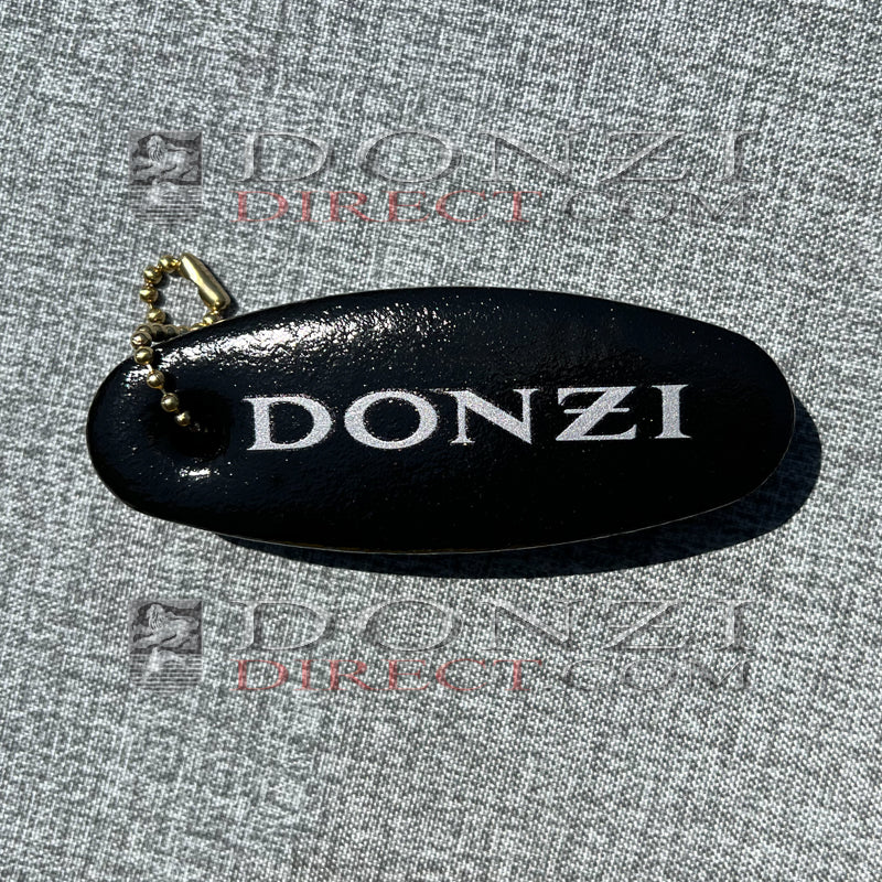 Donzi Marine Floating Keychain : Black