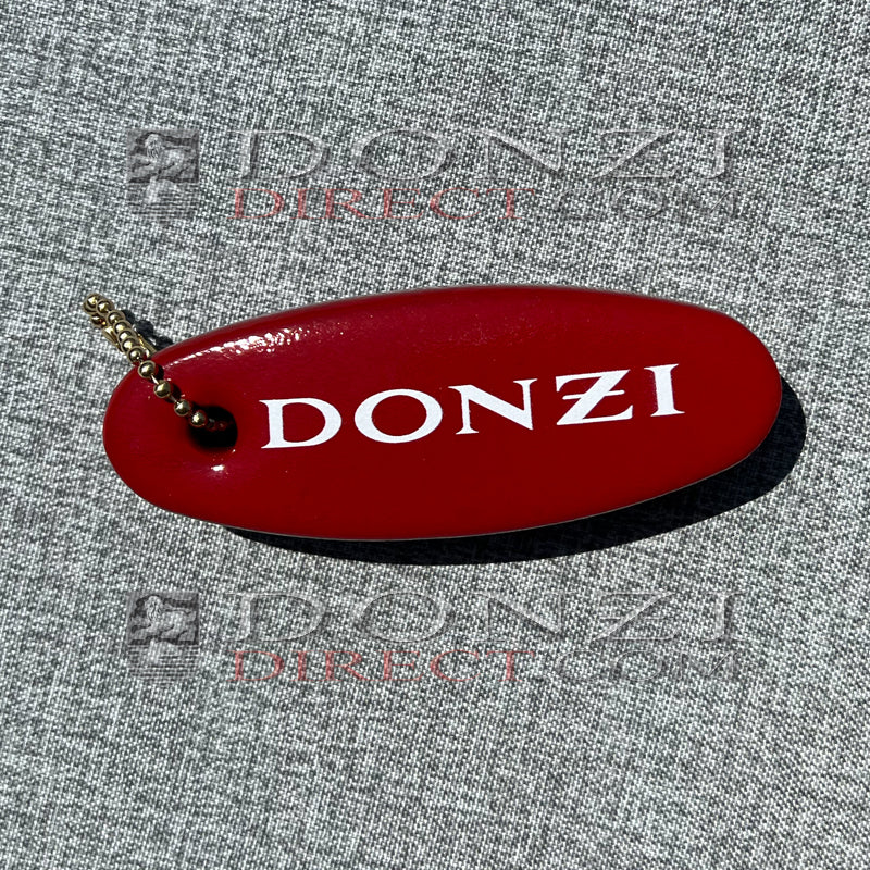 Donzi Marine Floating Keychain : Red