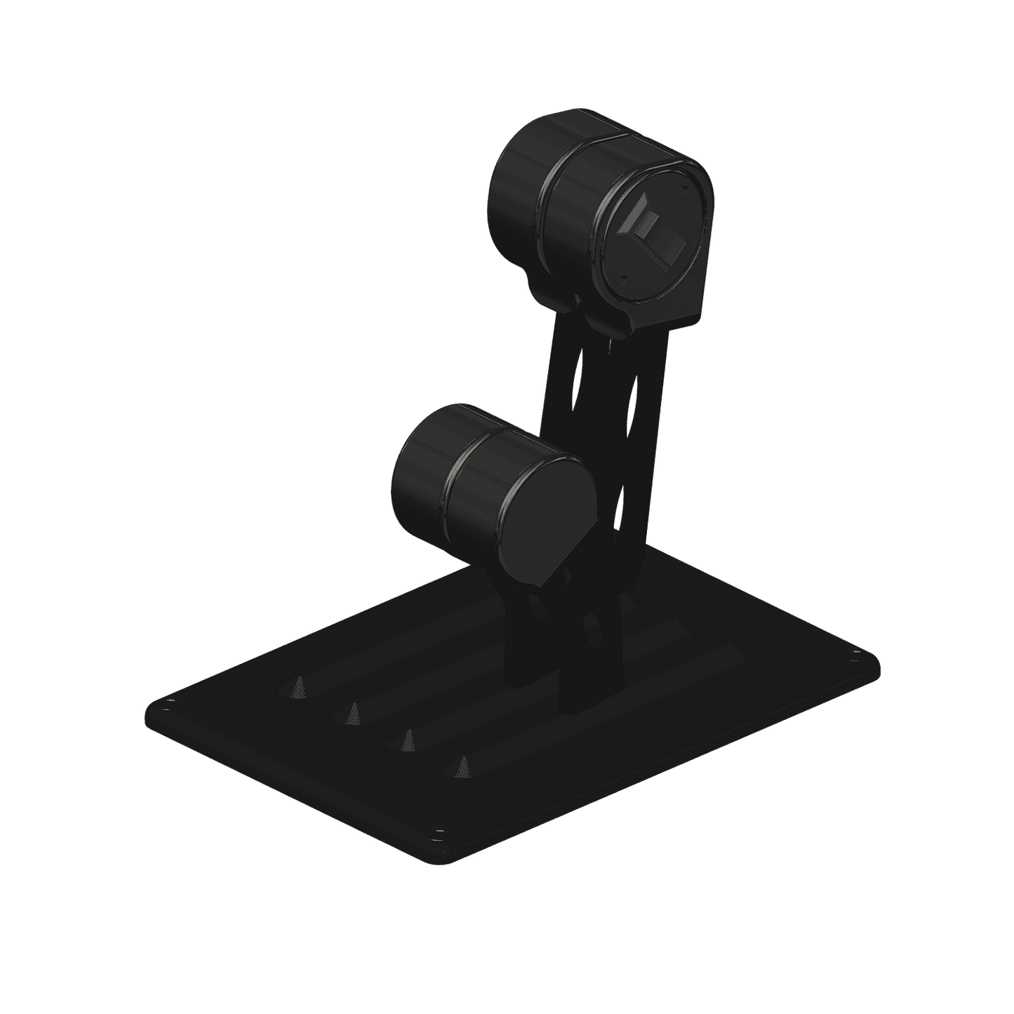 Livorsi Throttle, 4 Bent Lever (2 Shift, 2 Throttle), Single Trim Switch, RH Mechanical MMBB22