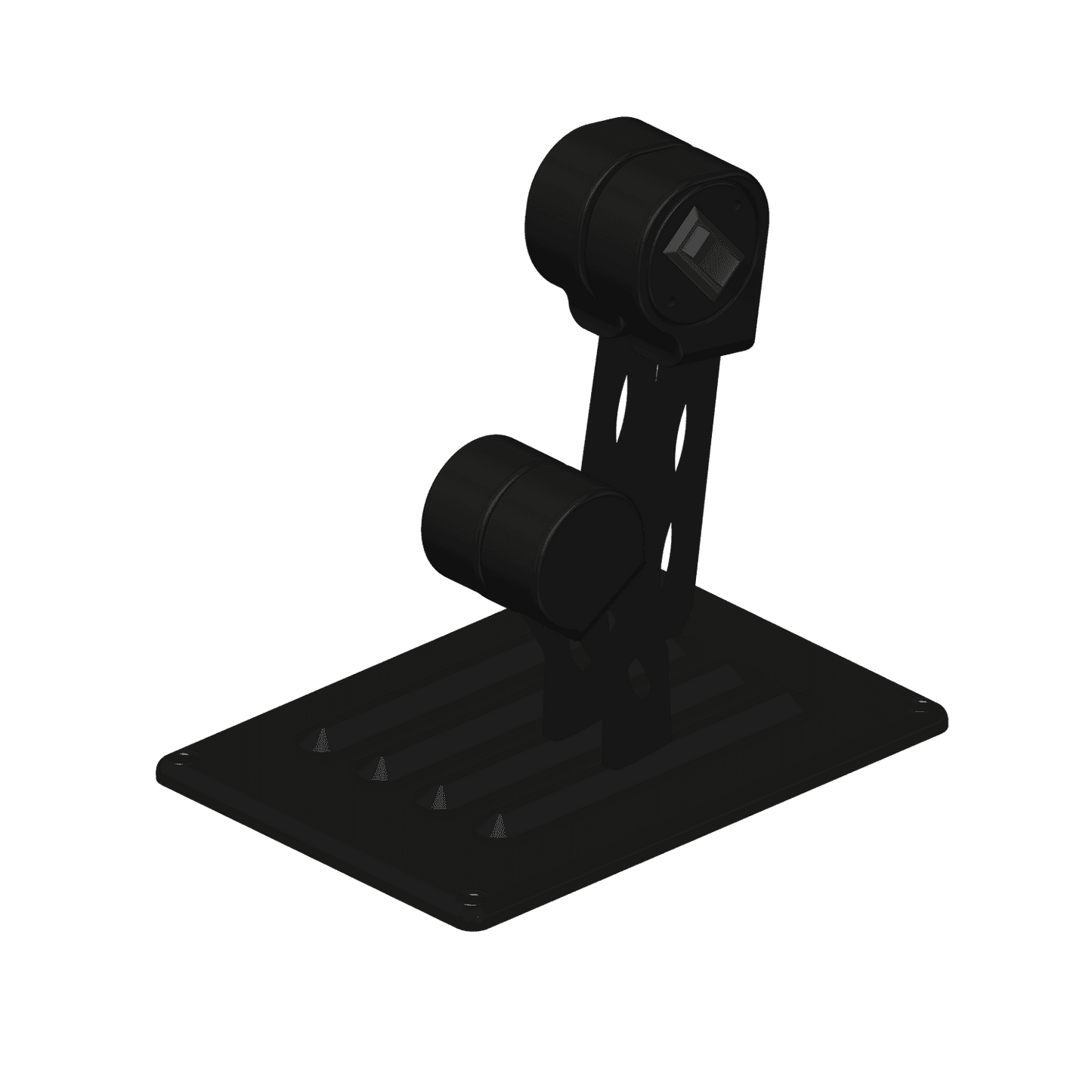 Livorsi Throttle, 4 Bent Lever (2 Shift, 2 Throttle), Single Trim Switch, RH Mechanical MMBB22