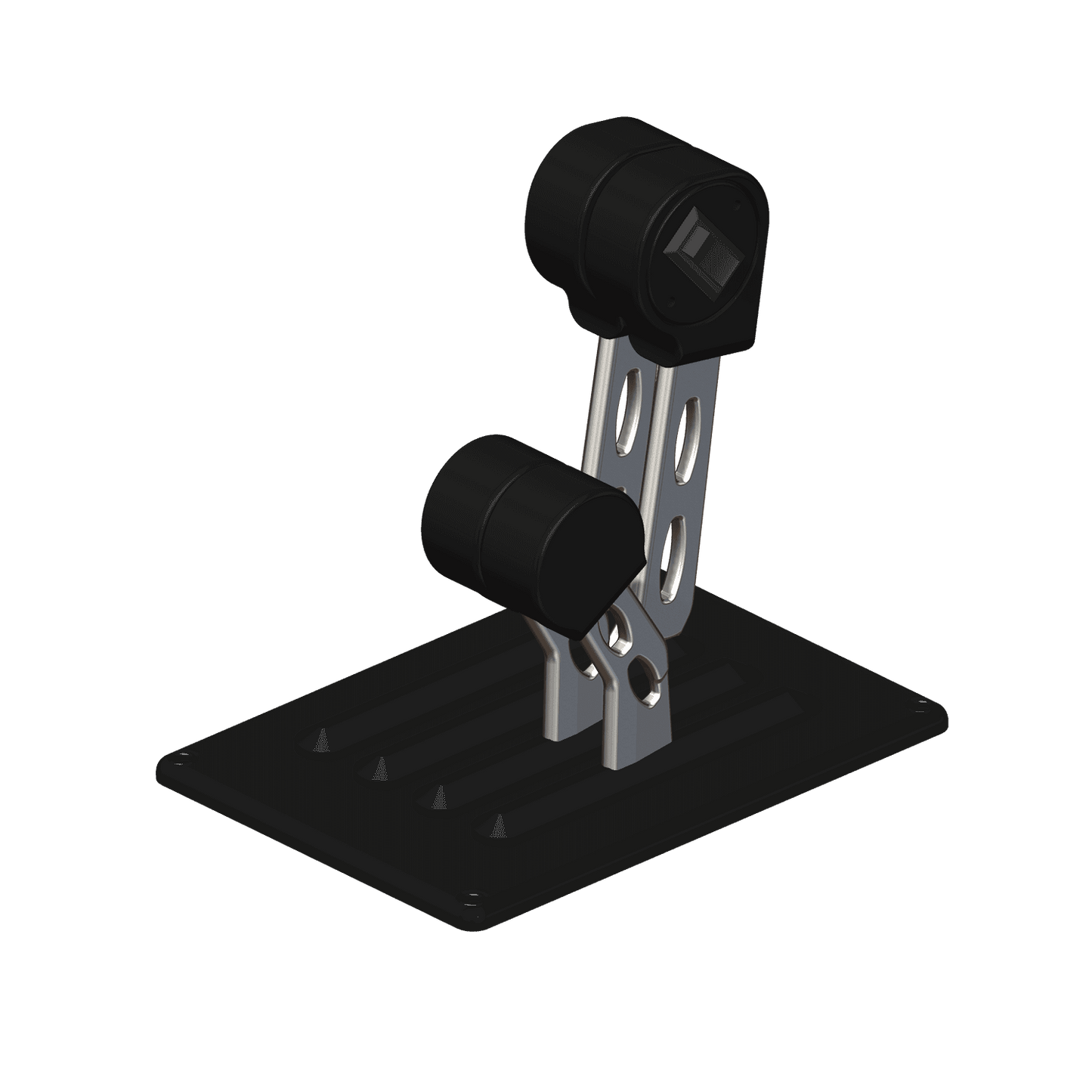 Livorsi Throttle, 4 Bent Lever (2 Shift, 2 Throttle), Single Trim Switch, RH Mechanical MMBB22