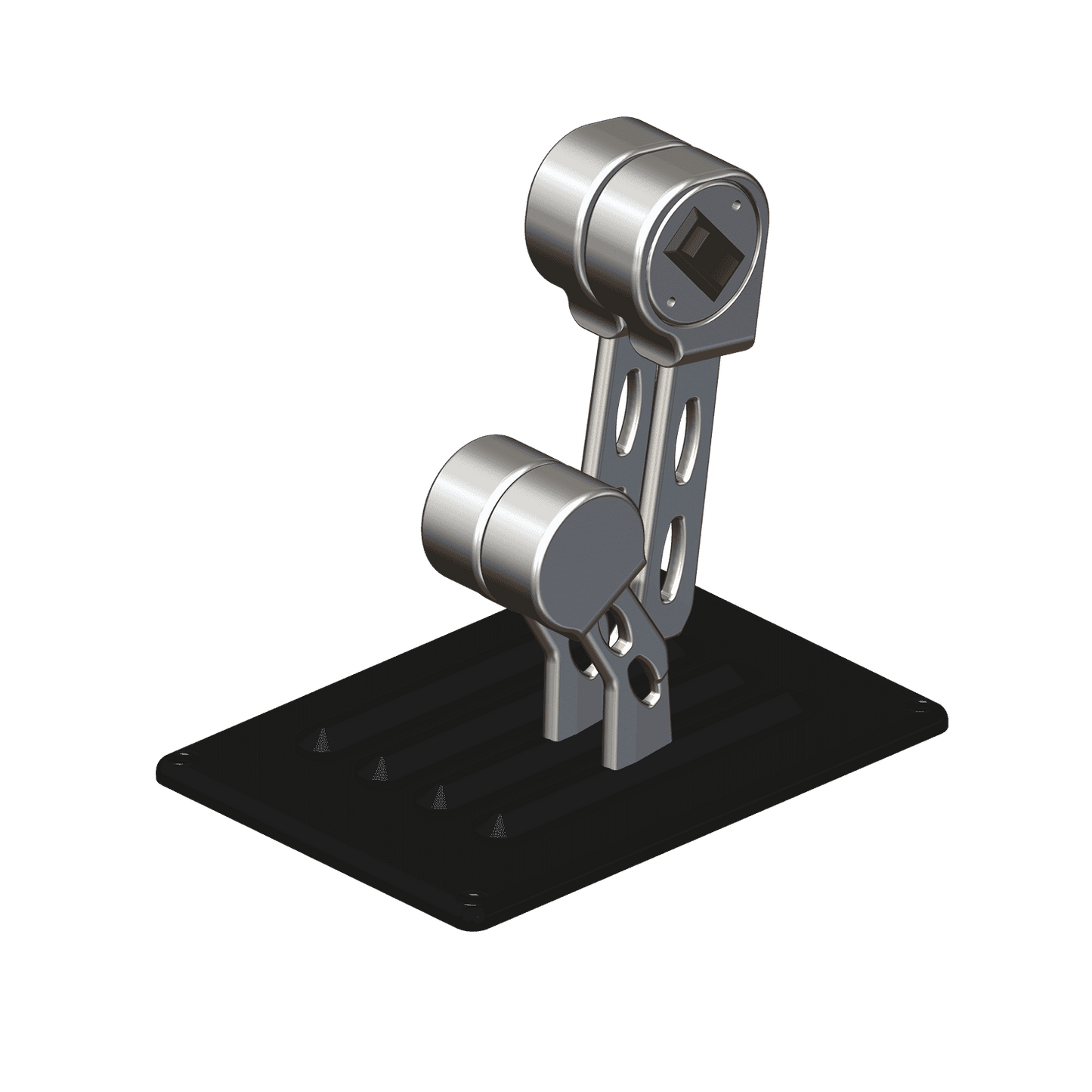 Livorsi Throttle, 4 Bent Lever (2 Shift, 2 Throttle), Single Trim Switch, RH Mechanical MMBB22