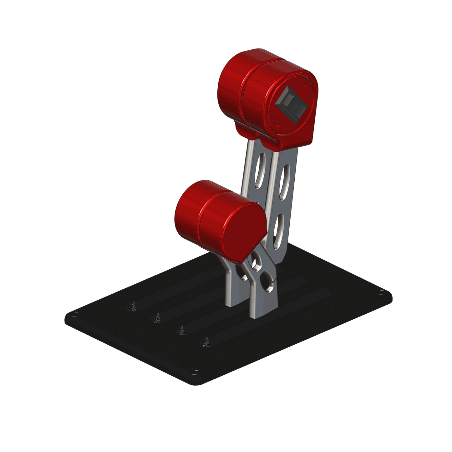 Livorsi Throttle, 4 Bent Lever (2 Shift, 2 Throttle), Single Trim Switch, RH Mechanical MMBB22