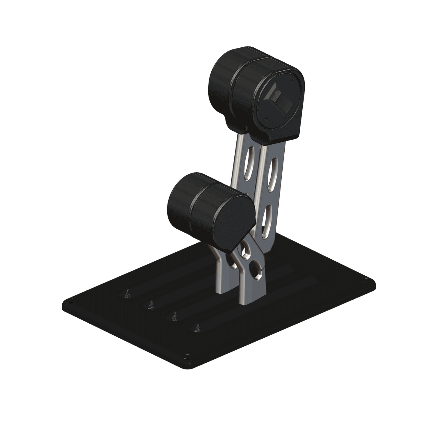 Livorsi Throttle, 4 Bent Lever (2 Shift, 2 Throttle), Single Trim Switch, RH Mechanical MMBB22