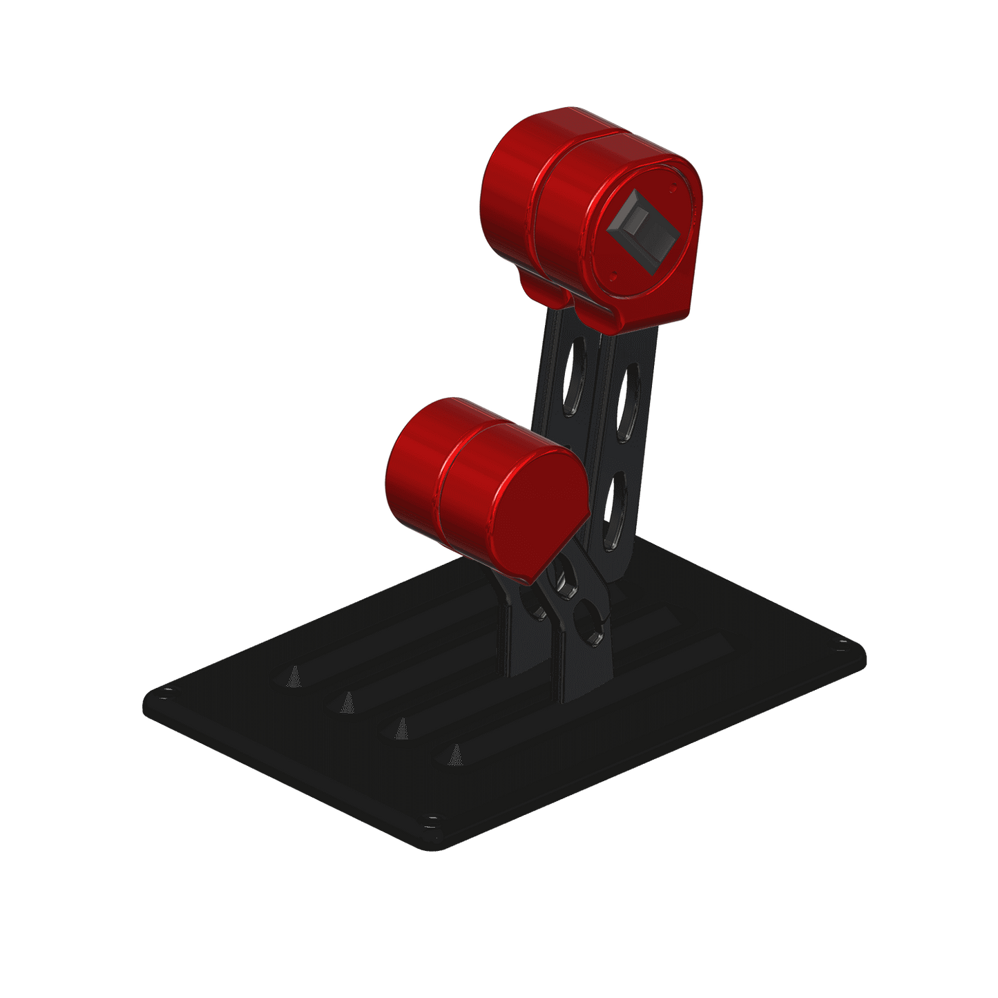 Livorsi Throttle, 4 Bent Lever (2 Shift, 2 Throttle), Single Trim Switch, RH Mechanical MMBB22