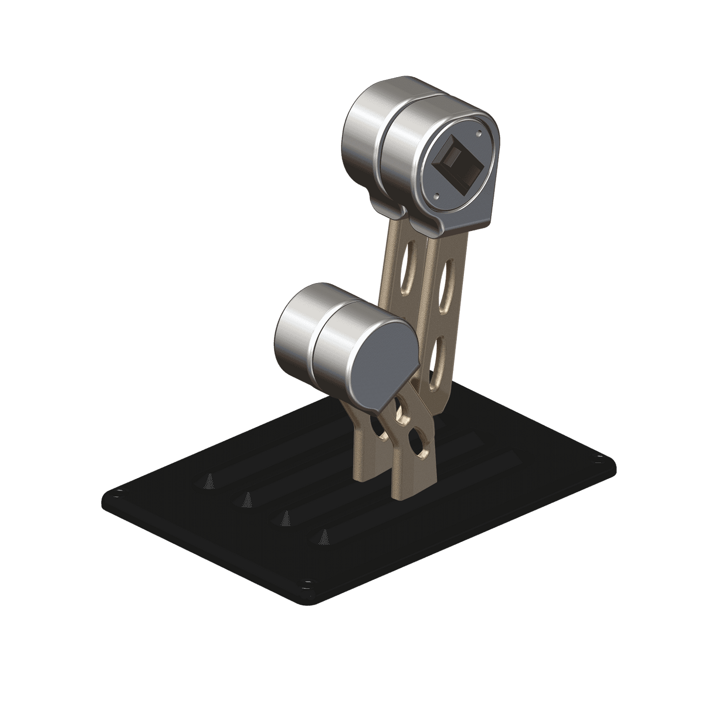 Livorsi Throttle, 4 Bent Lever (2 Shift, 2 Throttle), Single Trim Switch, RH Mechanical MMBB22