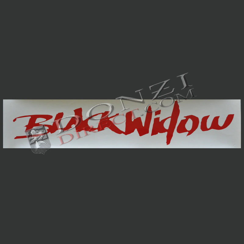 Donzi OEM Black Widow Hullside Decal Logo