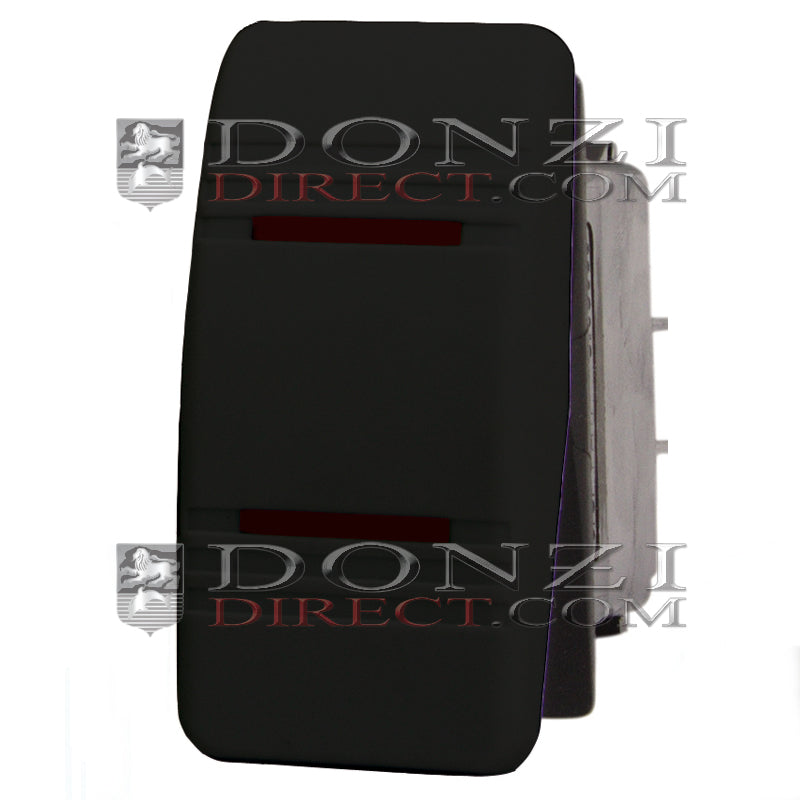 Donzi OEM Black On/Off/On Lighted Rocker Switch - Classic/ZX/ZF