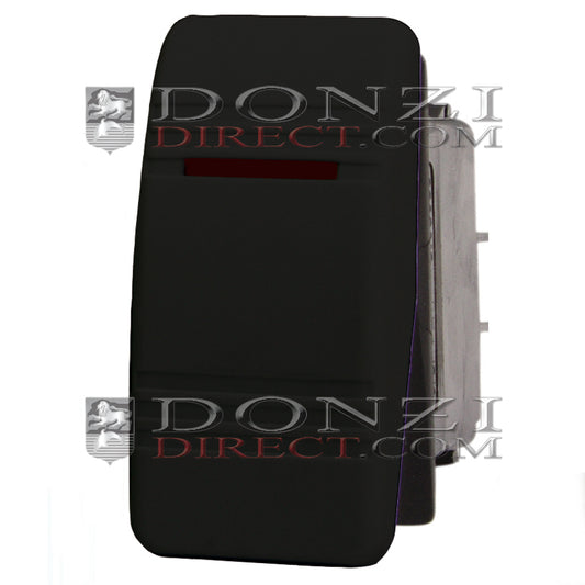 Donzi OEM Black On/Off Lighted Rocker Switch DP - Classic/ZX/ZF