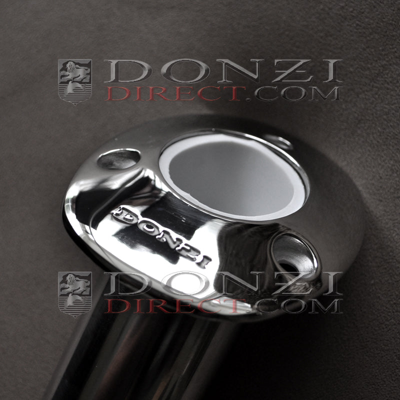 Donzi OEM Logo Stainless Steel Gunnel-Mount Rod Holder 30 Degree