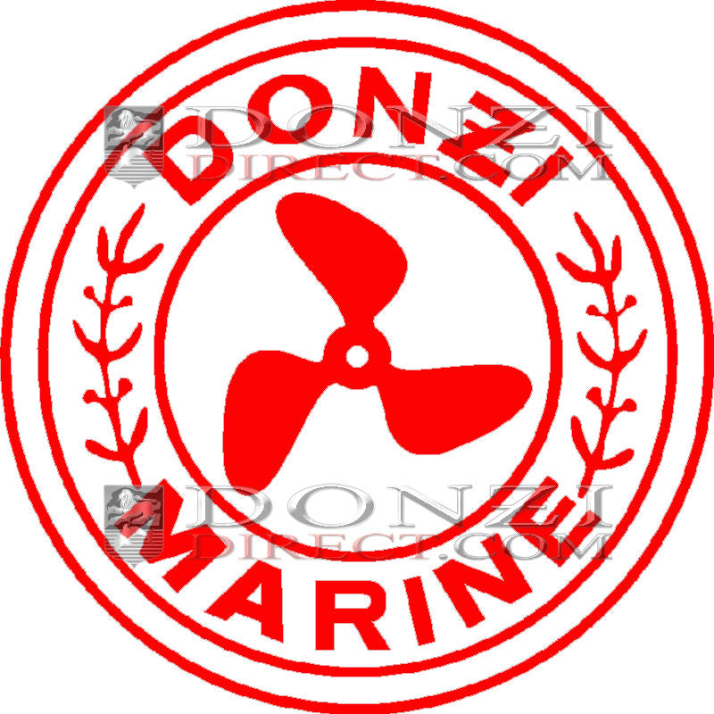 Donzi Marine OEM Engine Hatch Prop Logo 18"